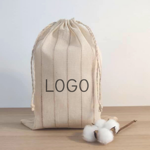 Drawstring Eco Pouch 12"x16"  (Custom LOGO PRINT)