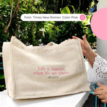 Load image into Gallery viewer, BeYou Eco Tote - Custom Embroidery