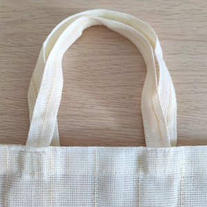 Natural White Square Tote Eco Bag - 10 pcs